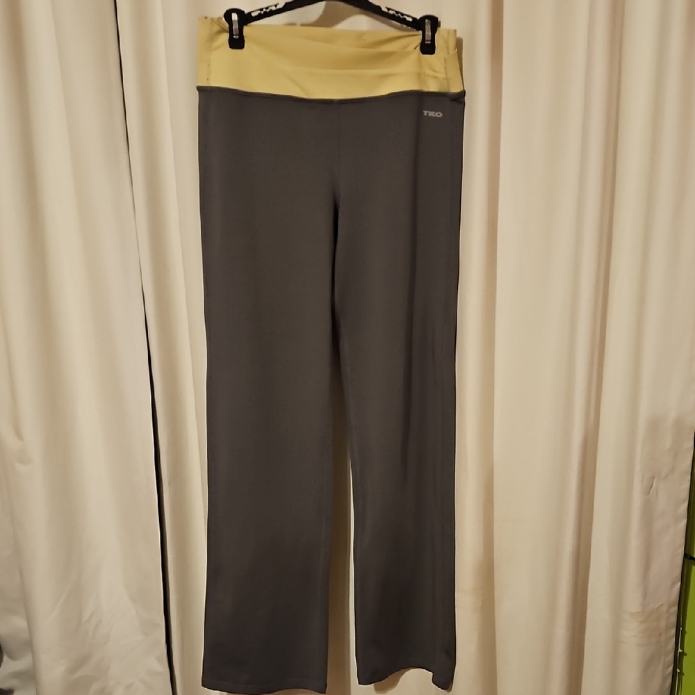 TKO Gray and Green Track Pants